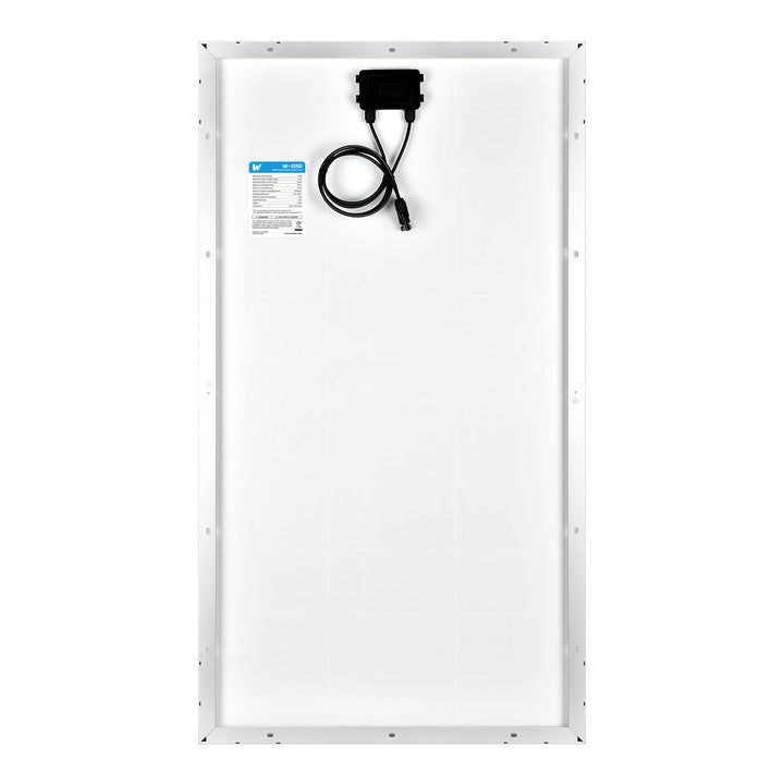 W SOLAR 150 Watt 12 Volt Monocrystalline Solar Panel | 25-Year Warranty