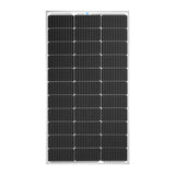 W SOLAR 100 Watt 12 Volt Monocrystalline Solar Panel | 25-Year Warranty