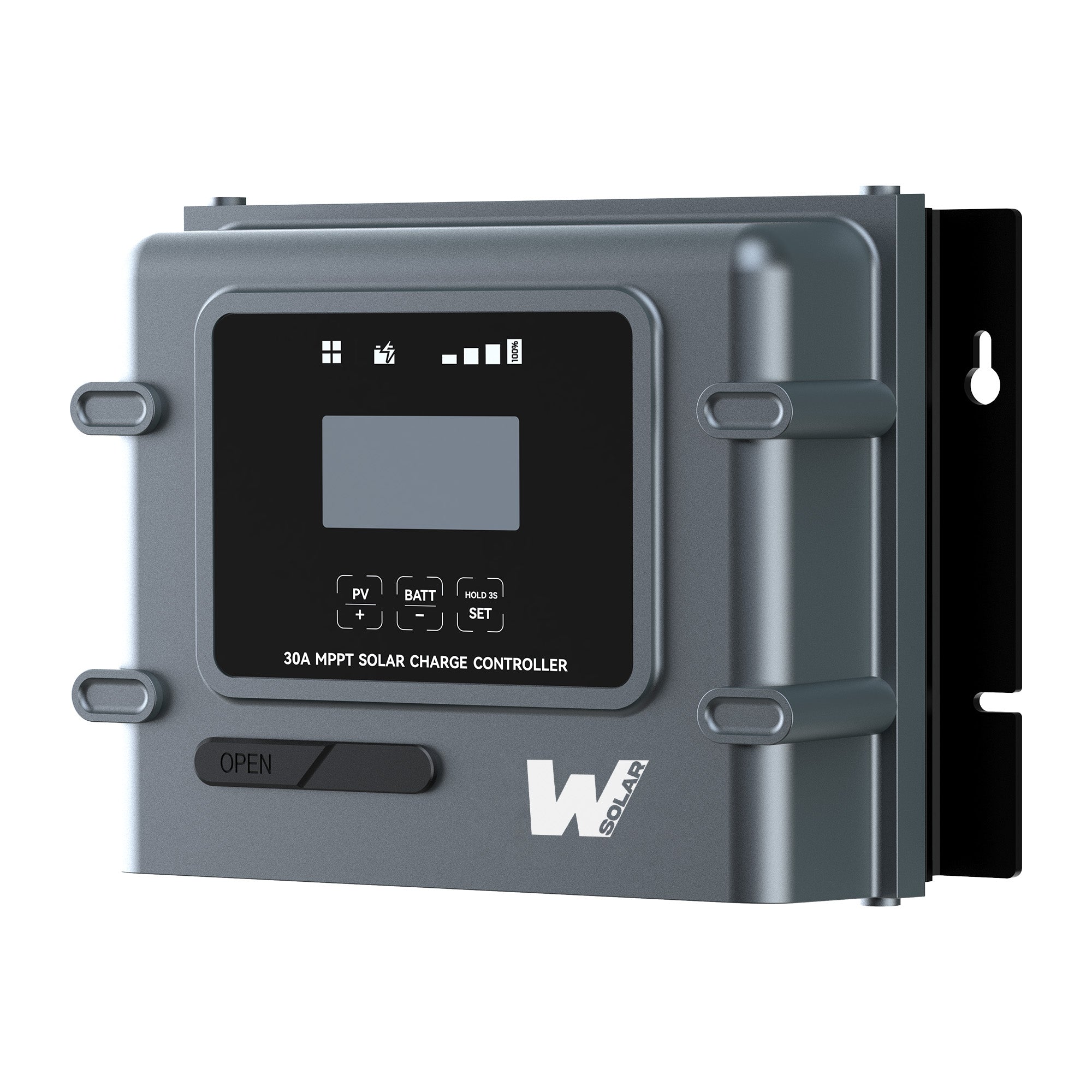 W SOLAR 30A MPPT Solar Controller | Auto 12V/24V | Multi-Battery Support